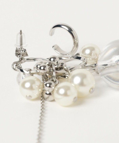 HARE(ハレ)の「パールピアスカフ(HARE)(ピアス(両耳用)・レディース・シルバー・FREE)」の10枚目の写真