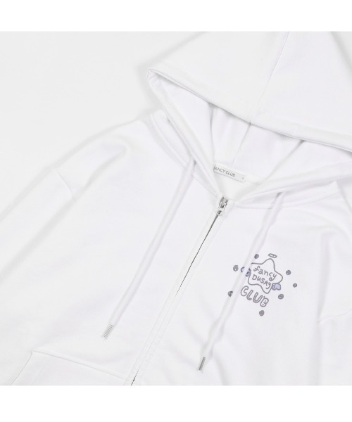 FANCY X DUSTY】DEVIL & ANGEL PRINTED HOODED ZIP-UP