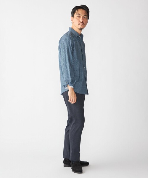 SHIPS(シップス)の「SHIPS: プリント ワイドカラー シャツ(シャツ/ブラウス・メンズ・ベージュ系その他/ロイヤルブルー・SMALL/MEDIUM/LARGE/X-LARGE)」の9枚目の写真