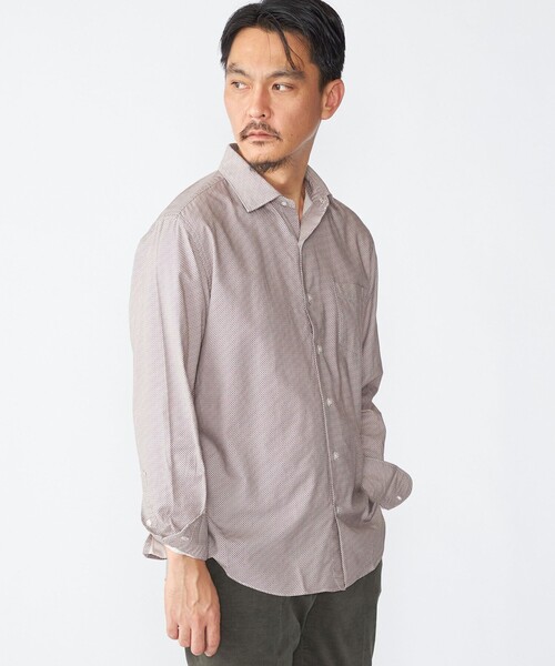 SHIPS(シップス)の「SHIPS: プリント ワイドカラー シャツ(シャツ/ブラウス・メンズ・ベージュ系その他/ロイヤルブルー・SMALL/MEDIUM/LARGE/X-LARGE)」の12枚目の写真