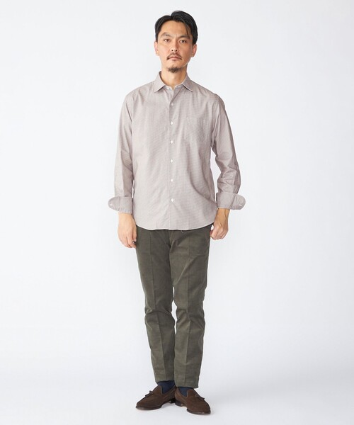 SHIPS(シップス)の「SHIPS: プリント ワイドカラー シャツ(シャツ/ブラウス・メンズ・ベージュ系その他/ロイヤルブルー・SMALL/MEDIUM/LARGE/X-LARGE)」の13枚目の写真