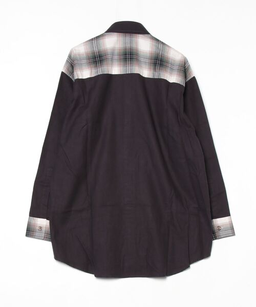 Vivienne Westwood MAN（ヴィヴィアンウエストウッドマン）の「DETAILED CHECK FLANNEL SEAM POCKET BIG CLASSIC SHIRT（シャツ/ブラウス・メンズ・ブラック系その他/グレー系その他3・FREE）」の3枚目の写真