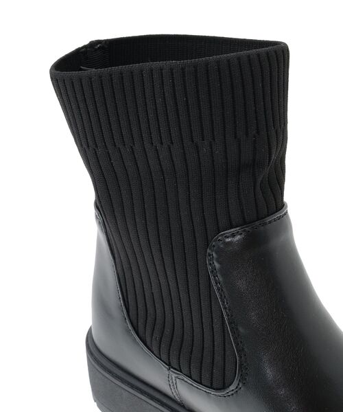 Green Parks(グリーンパークス)の「RUPIS.サイドゴアブーツ(ブーツ・レディース・ブラック・M/S/L)」の9枚目の写真