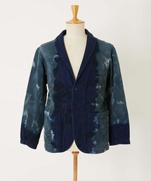 BLUE BLUE JAPAN（ブルーブルージャパン）の「JAPAN DORAKU REWORK タイダイシボリ サシコ２Bジャケット（テーラードジャケット）」