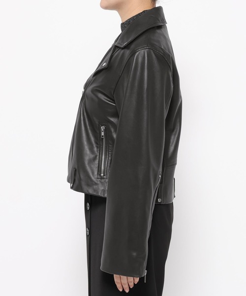 HARE（ハレ）の「レザーＷライダース(HARE)（ライダースジャケット・レディース・ブラック・FREE）」の18枚目の写真