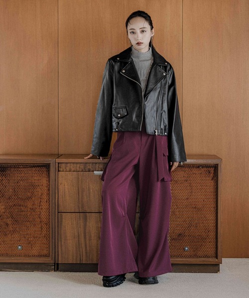 レザーWライダース(HARE)（ライダースジャケット）｜HARE（ハレ）の