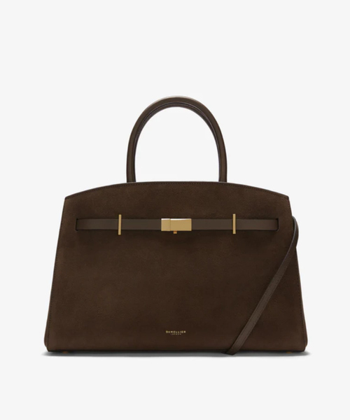 DEMELLIER LONDON（デメリエーロンドン）の「【DEMELLIER/デメリエー】MIDI NEW YORK TOP ミディサイズショルダーバッグ / ハンドルバッグ / ハンドバッグ（ショルダーバッグ・レディース・ブラック/モカ・フリー）」の17枚目の写真