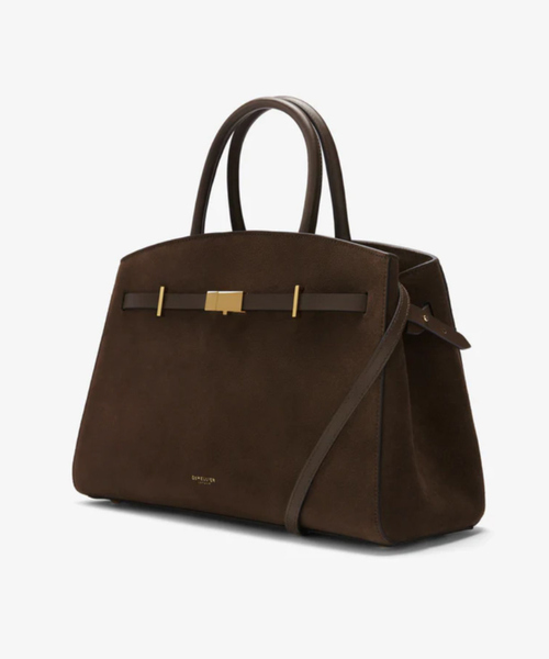 DEMELLIER LONDON（デメリエーロンドン）の「【DEMELLIER/デメリエー】MIDI NEW YORK TOP ミディサイズショルダーバッグ / ハンドルバッグ / ハンドバッグ（ショルダーバッグ・レディース・ブラック/モカ・フリー）」の18枚目の写真