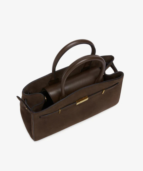 DEMELLIER LONDON（デメリエーロンドン）の「【DEMELLIER/デメリエー】MIDI NEW YORK TOP ミディサイズショルダーバッグ / ハンドルバッグ / ハンドバッグ（ショルダーバッグ・レディース・ブラック/モカ・フリー）」の20枚目の写真