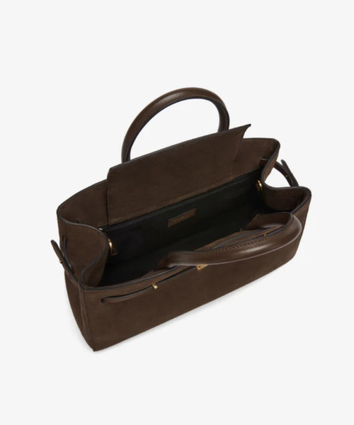 DEMELLIER LONDON（デメリエーロンドン）の「【DEMELLIER/デメリエー】MIDI NEW YORK TOP ミディサイズショルダーバッグ / ハンドルバッグ / ハンドバッグ（ショルダーバッグ・レディース・ブラック/モカ・フリー）」の21枚目の写真