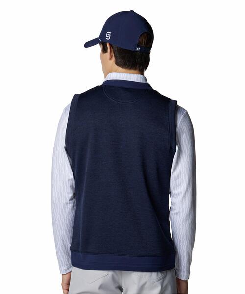 UNDER ARMOUR(アンダーアーマー)の「UAドライブ ストーム セーターフリース ベスト(ゴルフ/メンズ)(ベスト・メンズ・ネイビー・L/M/XL)」の2枚目の写真