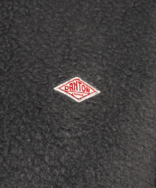 DANTON（ダントン）の「WOMEN'S DOUBLE FACE BOA STAND COLLAR CARDIGAN（カーディガン/ボレロ・レディース・ブラック/マスタード/ベージュ/チャコール/オフホワイト/ブルー・S/M）」の7枚目の写真