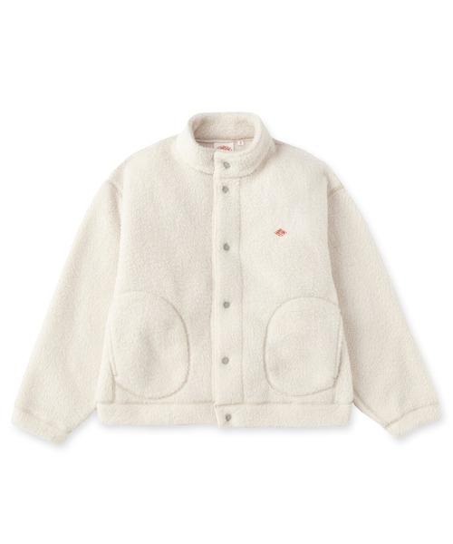 DANTON（ダントン）の「WOMEN'S DOUBLE FACE BOA STAND COLLAR CARDIGAN（カーディガン/ボレロ・レディース・ブラック/マスタード/ベージュ/チャコール/オフホワイト/ブルー・S/M）」の22枚目の写真