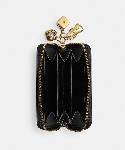 エッセンシャル スモール ジップ アラウンド ウォレット・チャーム