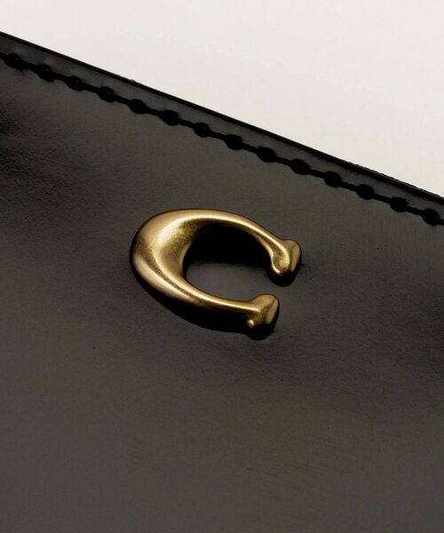 COACH（コーチ）の「エッセンシャル スモール ジップ アラウンド ウォレット・チャーム（財布・レディース・ブラック系その他・ONE）」の11枚目の写真