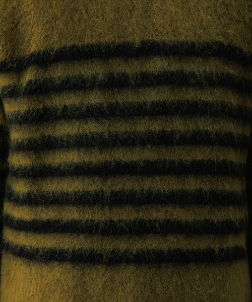 ADAM ET ROPE'（アダムエロペ）の「バスクボーダーニット（ニット/セーター・メンズ・グリーン系その他/グレー・M/L）」の17枚目の写真