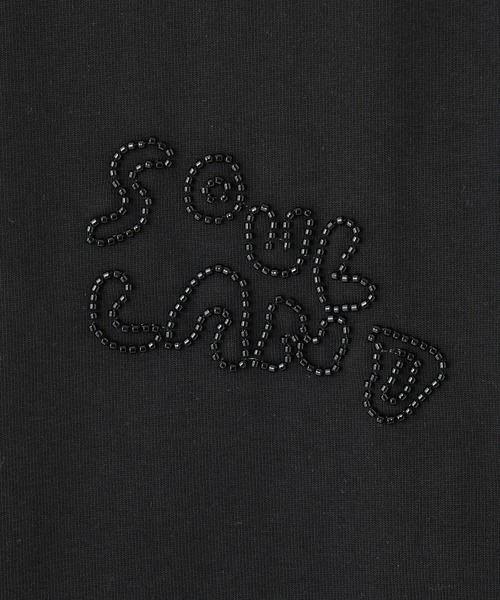 Soulland（ソウランド）の「SOULLAND KAI beaded T-shirt 42011-1262（Tシャツ/カットソー・メンズ・ブラック・M/L）」の5枚目の写真