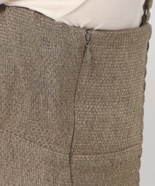 mysty woman(ミスティウーマン)の「レース付きギャザーキャミワンピース 605518(ワンピース・レディース・モカ/チャコールグレー/ブラック・FREE)」の19枚目の写真