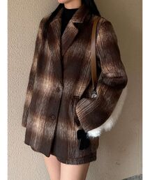 EMODA | シャギージャケットコート(その他アウター)