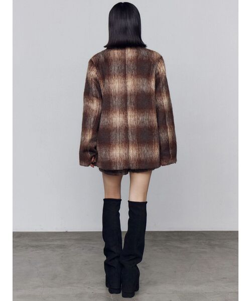セール】シャギージャケットコート（その他アウター）｜EMODA（エモダ