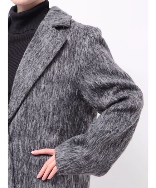 セール】シャギージャケットコート（その他アウター）｜EMODA（エモダ