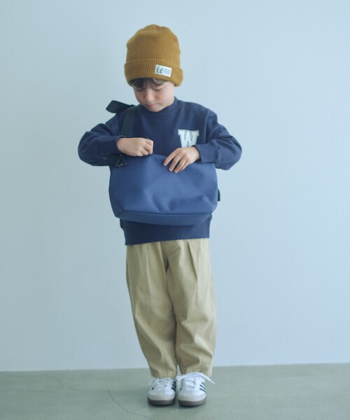 green label relaxing（グリーンレーベルリラクシング）の「ツイル カーブパンツ / キッズ 100cm-160cm（その他パンツ・キッズ・ダークオレンジ/ダークグレー/ベージュ・130cm/150cm/100cm/110cm/140cm/120cm/160cm）」の4枚目の写真