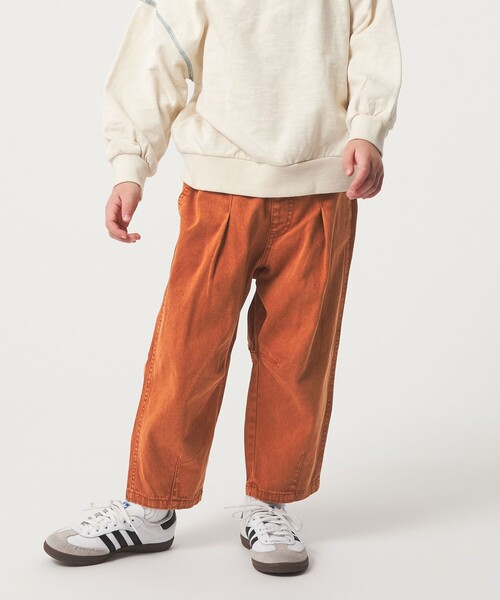 green label relaxing（グリーンレーベルリラクシング）の「ツイル カーブパンツ / キッズ 100cm-160cm（その他パンツ・キッズ・ダークオレンジ/ダークグレー/ベージュ・130cm/150cm/100cm/110cm/140cm/120cm/160cm）」の5枚目の写真