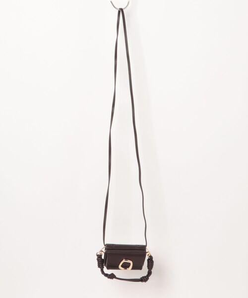 dazzlin(ダズリン)の「【ル・ベルニ】Lasso mini purse(ハンドバッグ・レディース・ブラック/ダークブラウン・FREE)」の2枚目の写真