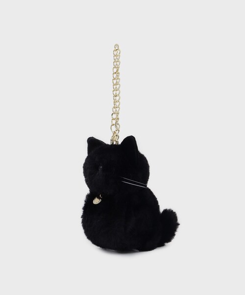 OPAQUE.CLIP（オペークドットクリップ）の「アニマルチャーム【クマ/ネコ】（チャーム・レディース・オフホワイト/ブラック/ブラウン系その他/ダークブラウン系・00）」の2枚目の写真