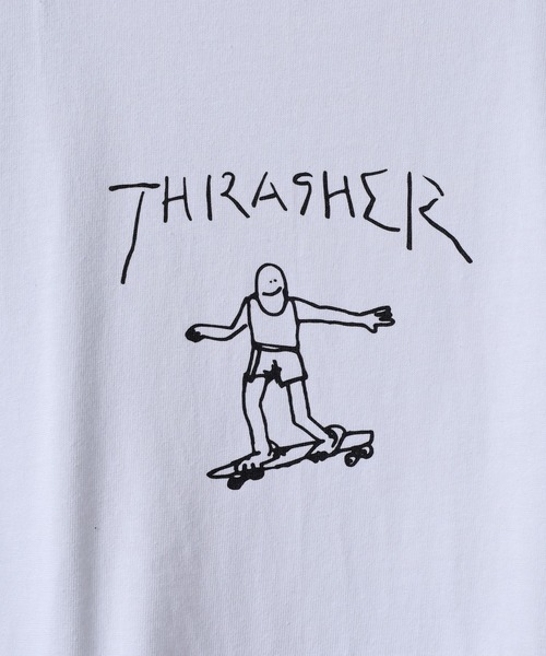 THRASHER（スラッシャー）の「THRASHER MAG LOGO L/S TEE マグロゴ プリント ロングスリーブTシャツ（Tシャツ/カットソー・メンズ・ネイビー/ホワイト/ホワイト系その他/グリーン/バーガンディー/ブラック/ブラック系その他2/ブラック系その他/ホワイト系その他2/ネイビー系・M/L/XL）」の14枚目の写真