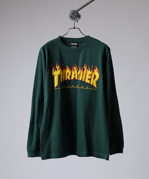 THRASHER（スラッシャー）の「THRASHER MAG LOGO L/S TEE マグロゴ プリント ロングスリーブTシャツ（Tシャツ/カットソー・メンズ・ネイビー/ホワイト/ホワイト系その他/グリーン/バーガンディー/ブラック/ブラック系その他2/ブラック系その他/ホワイト系その他2/ネイビー系・M/L/XL）」の19枚目の写真