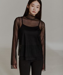 チュールレイヤードトップス / tulle layered tops