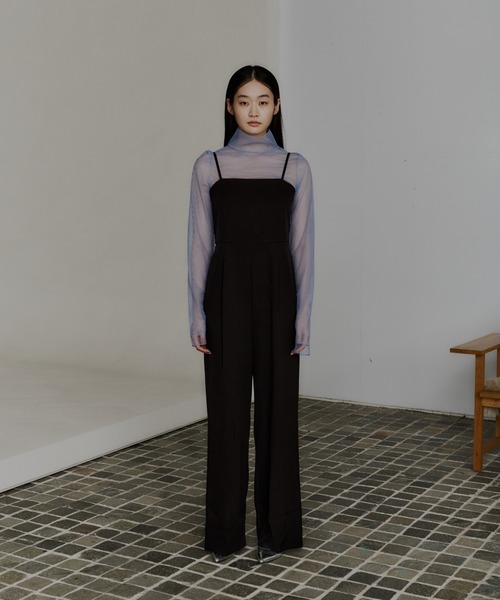 ANDRESD(アンドレスド)の「チュールレイヤードトップス / tulle layered tops(シャツ/ブラウス・レディース・ブルー/ブラック/アイボリー/ブラウン・M/S)」の13枚目の写真