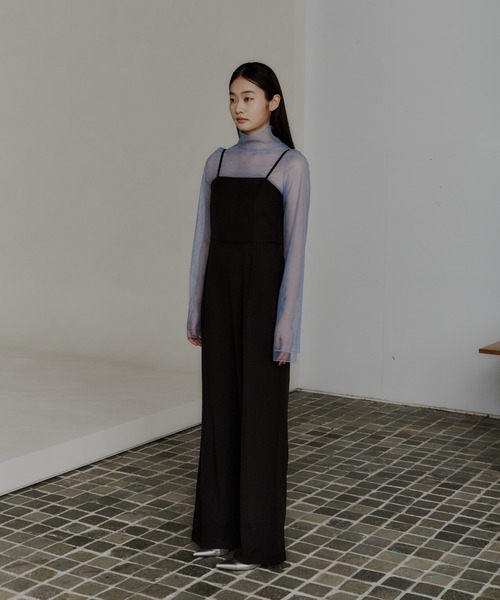 ANDRESD(アンドレスド)の「チュールレイヤードトップス / tulle layered tops(シャツ/ブラウス・レディース・ブルー/ブラック/アイボリー/ブラウン・M/S)」の15枚目の写真