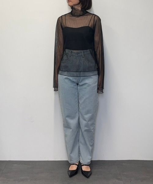 ANDRESD（アンドレスド）の「チュールレイヤードトップス / tulle