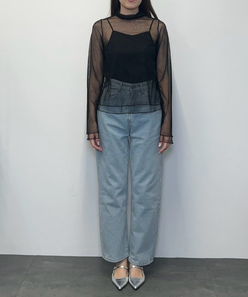 ANDRESD（アンドレスド）の「チュールレイヤードトップス / tulle