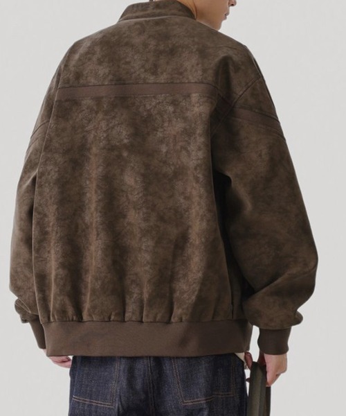 TOBEE（トゥビー）の「【TOBEE】スエード レザージャケット/フライトブルゾン（ブルゾン・メンズ・ブラック/ブラウン・X-LARGE/LARGE/MEDIUM）」の8枚目の写真