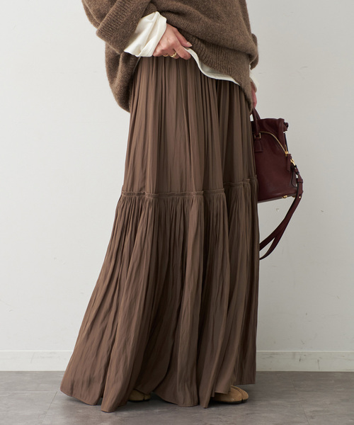 Deuxieme Classe（ドゥーズィエムクラス）の「*Gather Maxi スカート