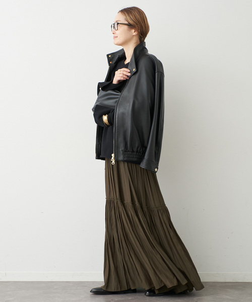 【今季新品】ドゥーズィエムクラス ギャザーマキシスカート 完売品 新品未使用☆今季ドゥーズィエムクラス ギャザーマキシスカート