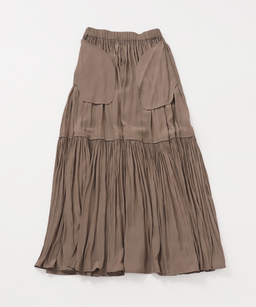 Gather Maxi スカート（スカート）｜Deuxieme Classe（ドゥーズィエム