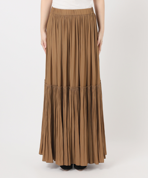 25ss Deuxieme Classe Gather Maxi スカート Gather Maxi スカート（スカート）｜Deuxieme Classe（ドゥーズィエム