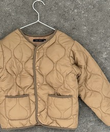 SHISKY（シスキー）の「ノーカラー　キルティング　ジャケット（ノーカラージャケット）」