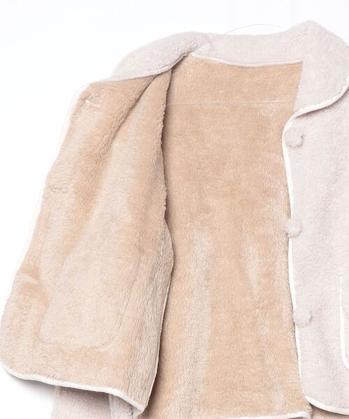 FREE STYLISTS（フリー スタイリスト）の「YUGA_YGMC Double-sided boa short coat（その他アウター・レディース・ブラウン/オフホワイト・M/S）」の14枚目の写真