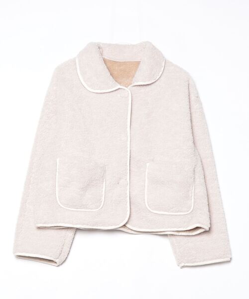 FREE STYLISTS（フリー スタイリスト）の「YUGA_YGMC Double-sided boa short coat（その他アウター・レディース・ブラウン/オフホワイト・M/S）」の12枚目の写真