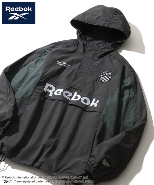 Reebok（リーボック）の「【Reebok/リーボック】バイカラー デザイン エンブレム ロゴ アノラック パーカー（パーカー・メンズ・アイボリー/ダークグレー/ネイビー/ダークブラウン・M/L/LL）」の22枚目の写真