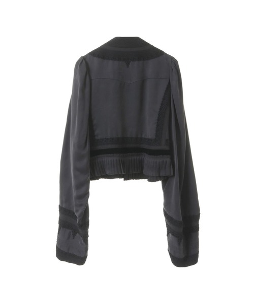 CURRENTAGE（カレンテージ）の「【CURRENTAGE/カレンテージ】Cord embroidery blouse（シャツ/ブラウス・レディース・ブラック・FREE）」の2枚目の写真