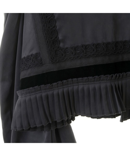 CURRENTAGE（カレンテージ）の「【CURRENTAGE/カレンテージ】Cord embroidery blouse（シャツ/ブラウス・レディース・ブラック・FREE）」の6枚目の写真