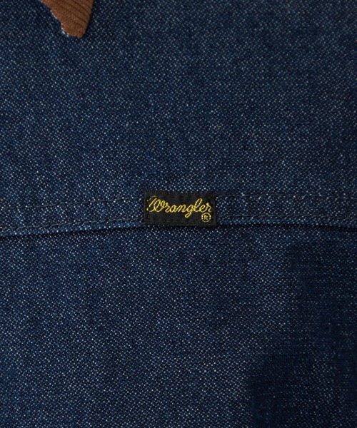 Lee(リー)の「Wrangler/ラングラー【暖】SHORT BOA JACKET/ボアジャケット(デニムジャケット・メンズ・インディゴブルー/ブルー/ブラック系その他・X-LARGE/SMALL/MEDIUM/LARGE)」の6枚目の写真