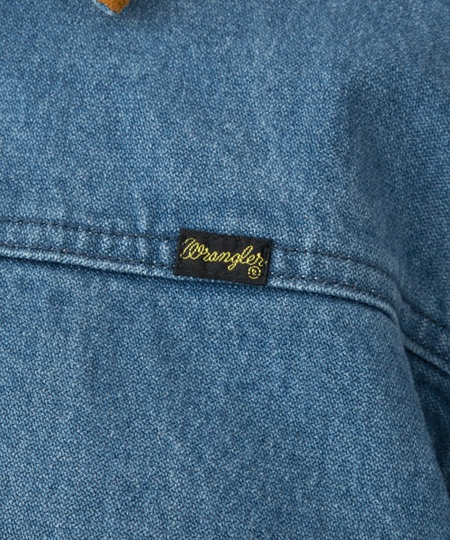 Lee(リー)の「Wrangler/ラングラー【暖】SHORT BOA JACKET/ボアジャケット(デニムジャケット・メンズ・インディゴブルー/ブルー/ブラック系その他・X-LARGE/SMALL/MEDIUM/LARGE)」の22枚目の写真