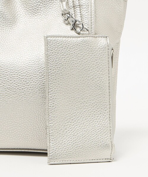 A DAY IN THE LIFE UNITED ARROWS(アデイインザライフユナイテッドアローズ)の「レザーライク 2WAY ミニトート <A DAY IN THE LIFE>(トートバッグ・レディース・ブラック/その他2/コバルトブルー・FREE)」の11枚目の写真